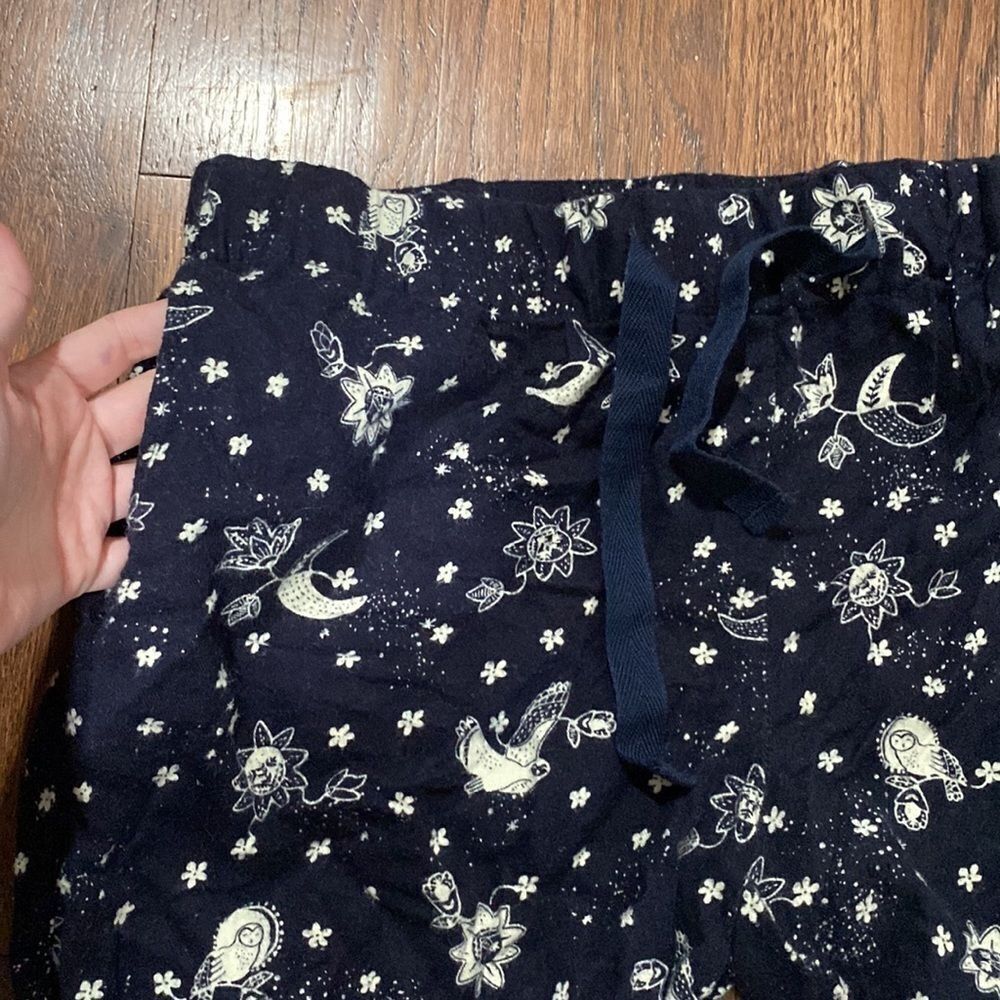 Vera Bradley Night Sky Flannel PJ Lounge Bottoms Size Small - Picture 5 of 5